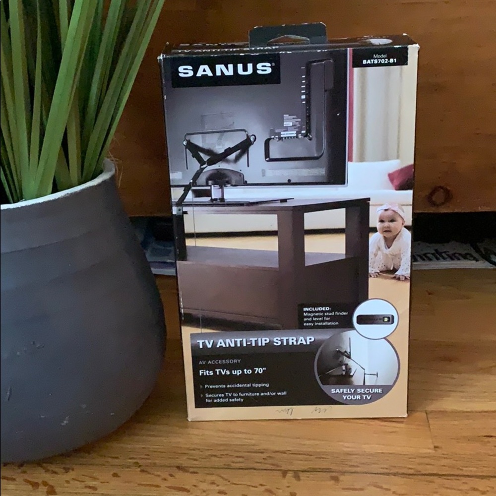 TV anti tip stand